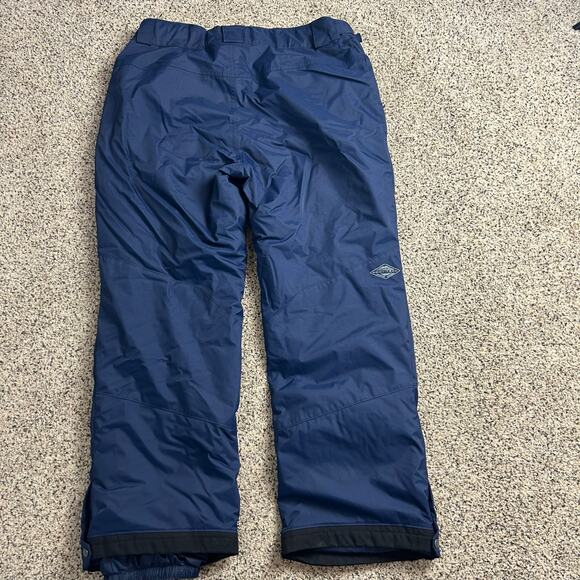 Columbia Mens Arctic Trip Omni-Heat Ski Pants Size XL Navy Blue Insulated Snow - Picture 2 of 9